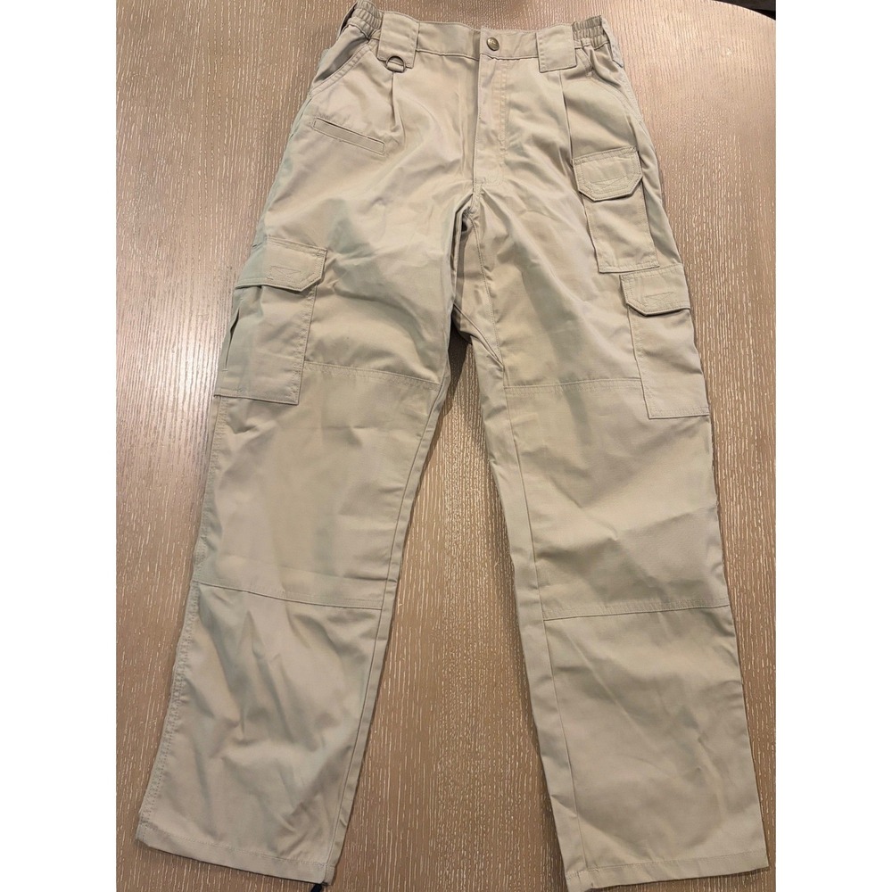5.11 Tactical Cargo Pants Mens 28x30 Khaki‎ Ripstop Utility Work Hiking EMS EMT